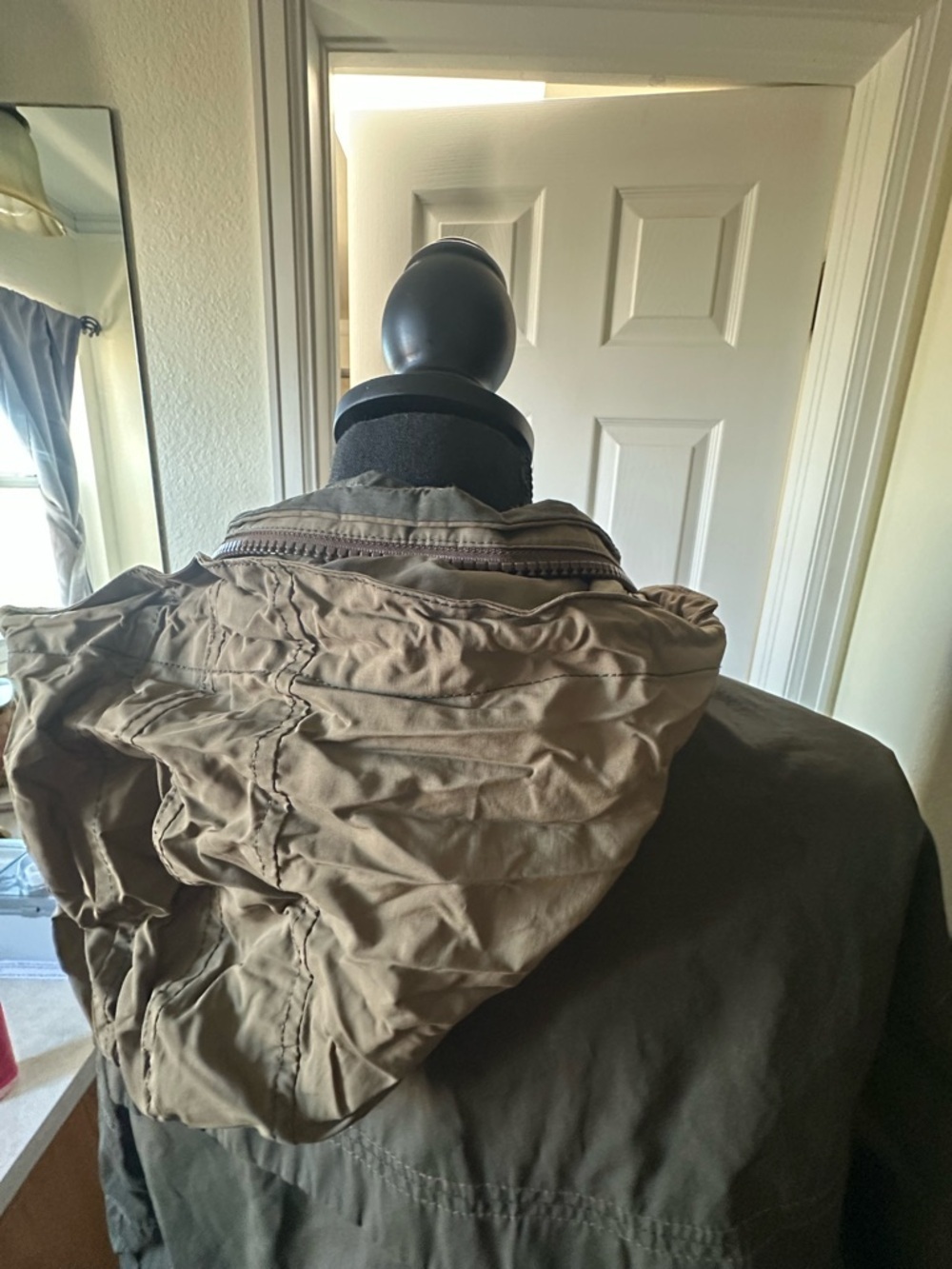 The Territory Ahead Olive Green Lightweight Anorak - Picture 7 of 11